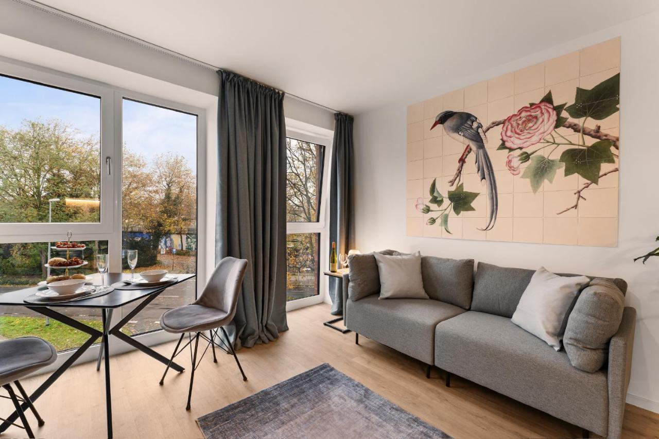 Modernes Apartment Am Gleispark Oldenburg Eksteriør bilde