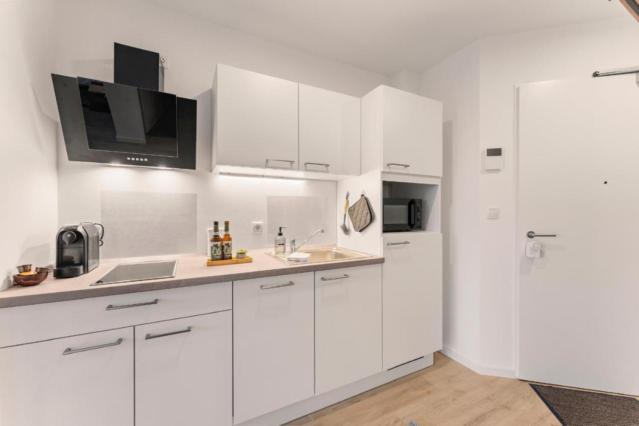 Modernes Apartment Am Gleispark Oldenburg Eksteriør bilde