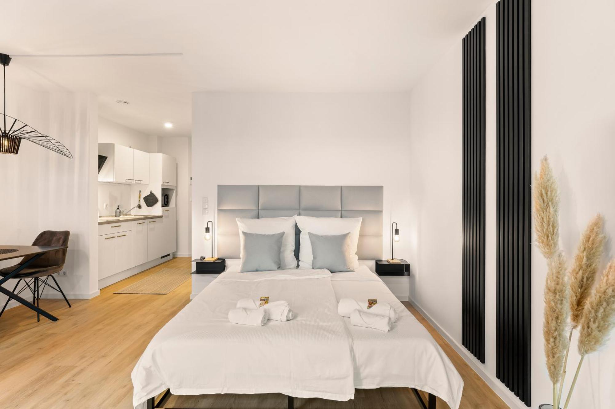 Modernes Apartment Am Gleispark Oldenburg Eksteriør bilde